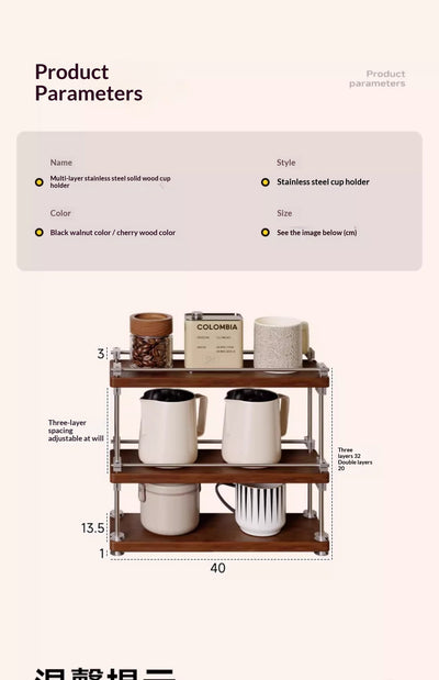 Repisa Estante para Máquina de Café Estilo Retro Moderno - Image 18