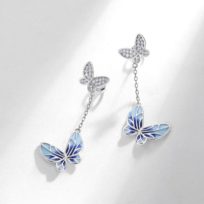 Aretes de Mariposa Esmaltados - Diseño Moderno para Mujeres - Image 4