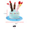 Blue Birthday Hat M