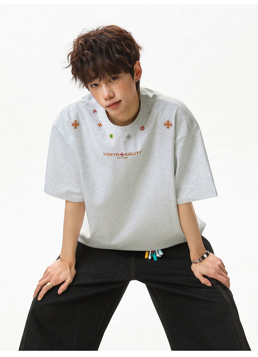 Playera de Algodón Estampada de Manga Corta para Hombre - Image 12