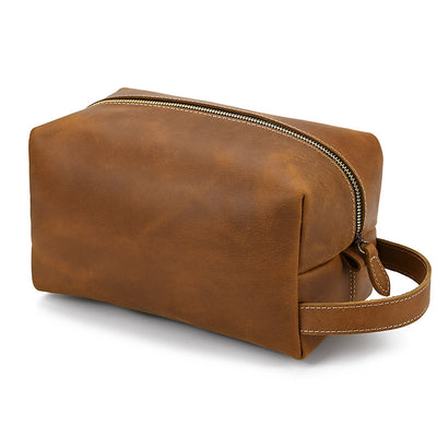 Cartera de Cuero Estilo Europeo para Hombre - Diseño Clásico Crazy Horse - Image 8