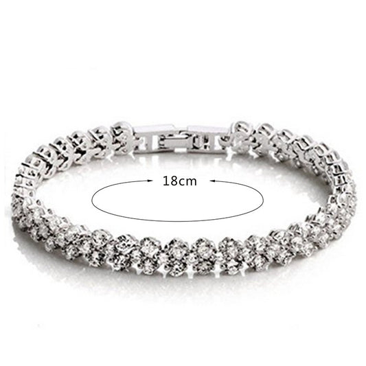 Pulsera de Circón Romana Elegante - Brazalete de Temperamento y Personalidad para Mujer - Image 2