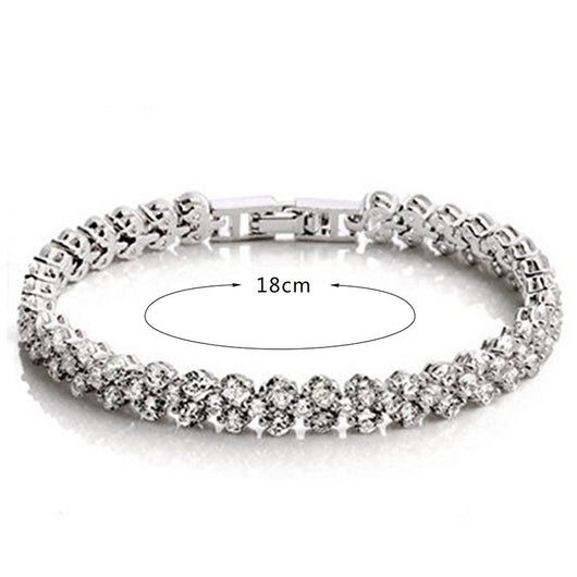 Pulsera de Circón Romana Elegante - Brazalete de Temperamento y Personalidad para Mujer - Image 2