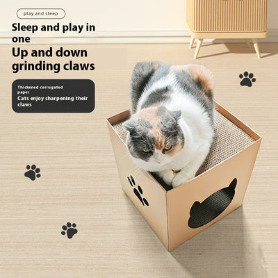 Rascador Vertical para Gatos con Cartón Corrugado Resistente - Image 8
