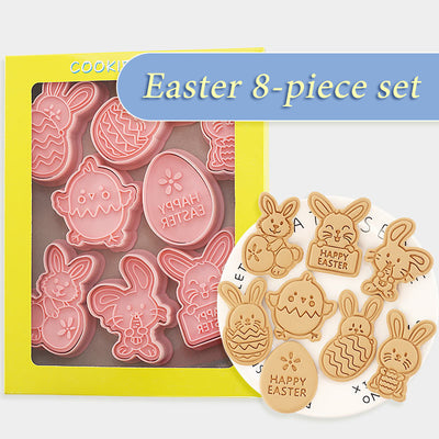 Molde para Galletas Conejo Pascual y Huevos - Prensa de Repostería - Image 15