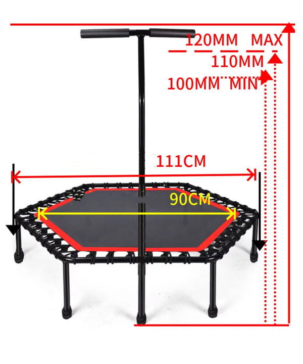 Cama Elástica Hexagonal con Reposabrazos para Interior - Image 6