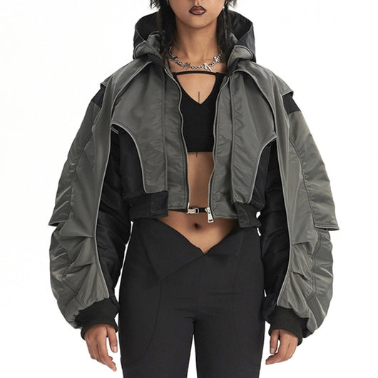 Chaqueta Bomber MA-1 con Detalles Reflectantes - Image 14