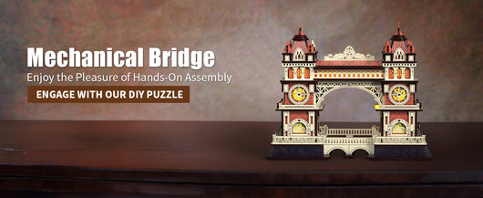 Puente de Cadena Mecánica - Puzzle 3D Desafiante - Image 11