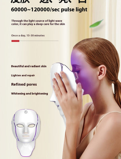 Mascarilla LED de 7 Colores para Tratamiento Facial en Casa - Image 21