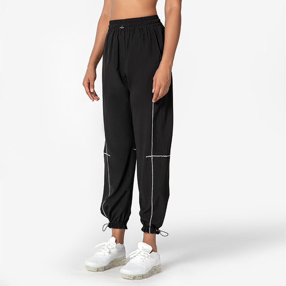 Pantalones Deportivos Mujer Sueltos con Cintura Ajustable
