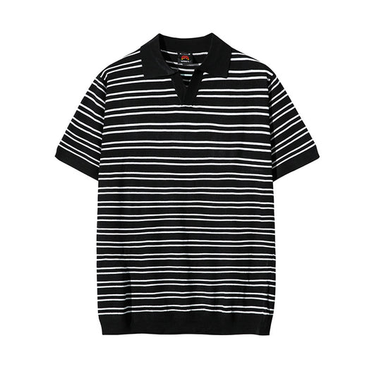 Polo Holgado Verano Estilo Coreano para Hombre - Image 4