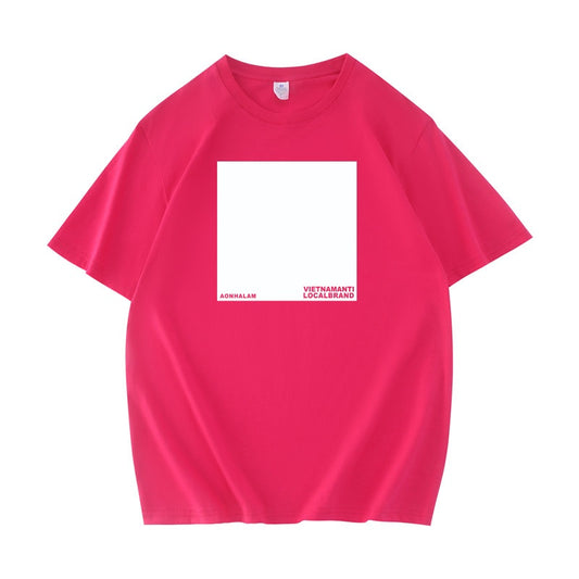 Playera de Algodón Puro con Diseño Luminoso - Unisex Holgada