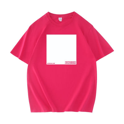 Playera de Algodón Puro con Diseño Luminoso - Unisex Holgada