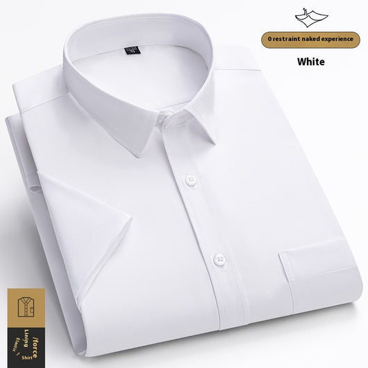 Camisa Manga Corta Elástica Ice Silk para Hombre - Image 6