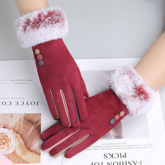 Guantes Cálidos de Gamuza para Invierno con Función Táctil - Image 3