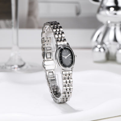 Reloj Femenino Casual Lujo Minimalista con Esfera Ovalada - Image 3