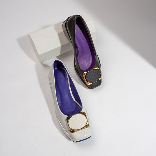 Zapatos Plataforma para Mujer con Hebilla Cuadrada - Estilo Casual Versátil - Image 4