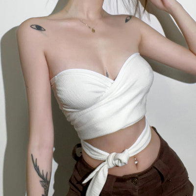 Chaleco Ajustado Cuello Redondo con Escote Ombligo Casual - Image 19