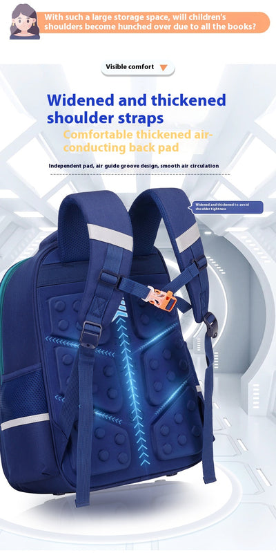 Mochila Escolar Impermeable Ultraligera de Gran Capacidad para Estudiantes - Image 8