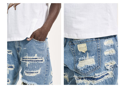Pantalones Vaqueros Rotos Vintage para Hombre - Image 14
