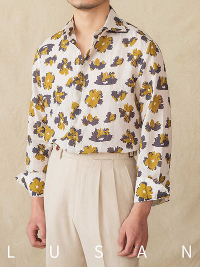Camisa Ligera de Manga Larga con Drapeado Transpirable para Primavera y Verano - Image 9