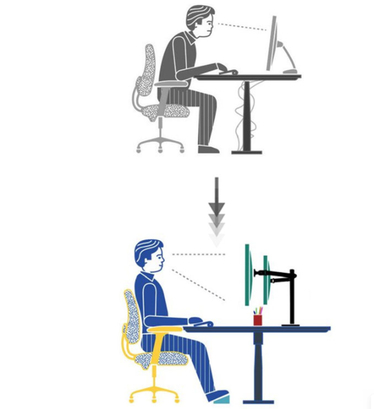 Soporte Dual para Monitor con Elevación Libre y Rotación Universal - Image 11