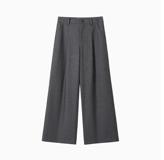 Pantalón Palazzo Mujer Cintura Alta Suelto Versátil Oficina - Image 5