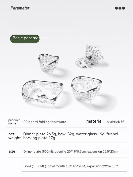 Platos Plegables Portátiles para Viajes y Camping - Image 33