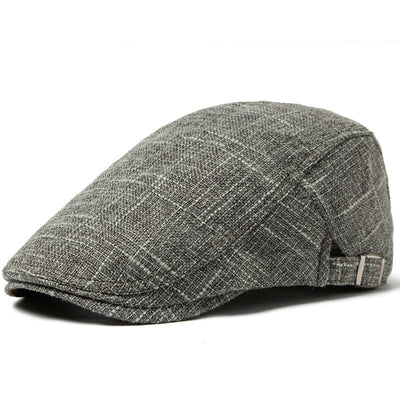 Boina Retro Casual de Algodón y Lino Transpirable para Hombre - Image 7