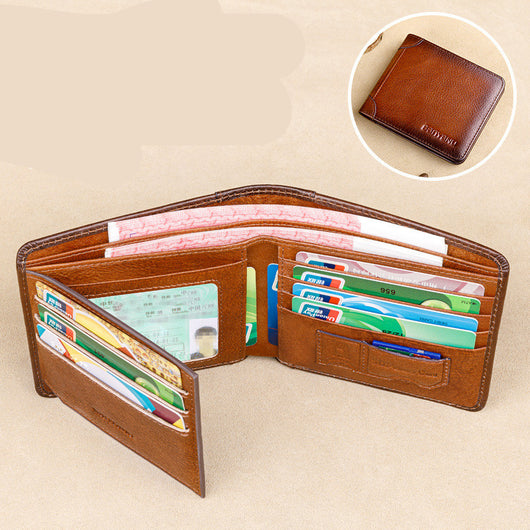 Billetera Horizontal de Cuero para Hombre con Gran Capacidad - Image 9