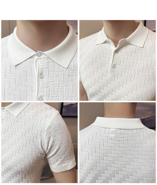 Polo Manga Corta Ice Silk Ultraligero para Hombre - Image 5