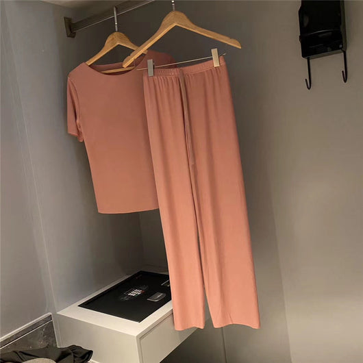 Pijama de Verano para Mujer - Conjunto Cómodo de Dos Piezas - Image 19