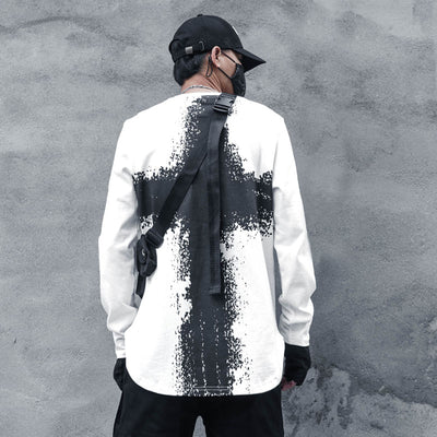 Camisa Suelta Personalizada Manga Larga Estilo Urbano Hombre - Image 4