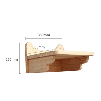 Árbol Rascador Mural para Gatos - Plataforma de Madera Sólida con Escalera - Image 13