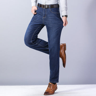 Pantalones Vaqueros Térmicos Gruesos para Hombre - Abrigo Invierno - Image 9