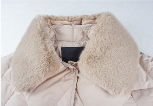 Chaqueta Larga Oversize de Algodón Negro Hasta la Rodilla - Image 10