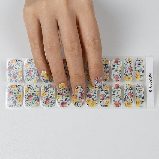 Adhesivos de Uñas Semipermanentes Coreanos con Base de Pegamento - Image 3
