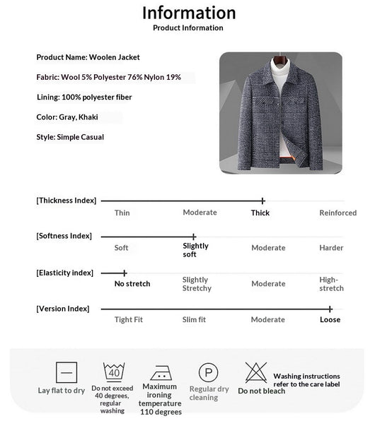 Chaqueta Casual de Solapa para Hombre - Estilo Otoño Moderno - Image 13