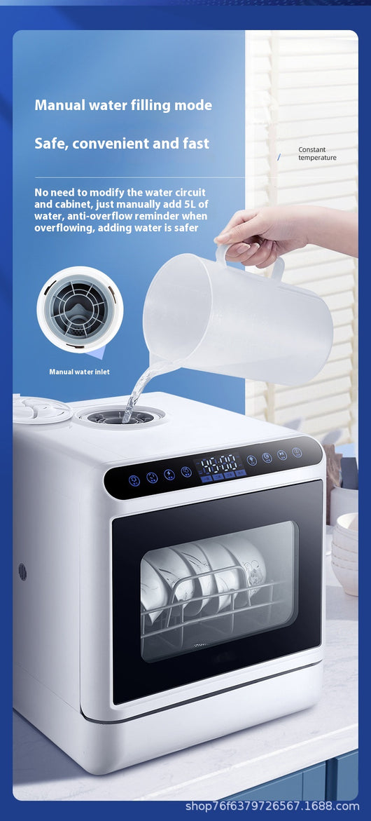 Lavavajillas Automático Inteligente con Desinfección, Secado y Tanque de Agua - Image 20