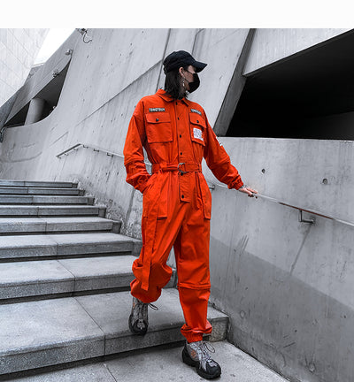 Overol Casual Unisex de Fibra Poliéster Estilo Japonés - Image 22