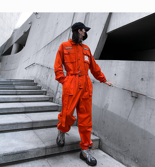 Overol Casual Unisex de Fibra Poliéster Estilo Japonés - Image 22