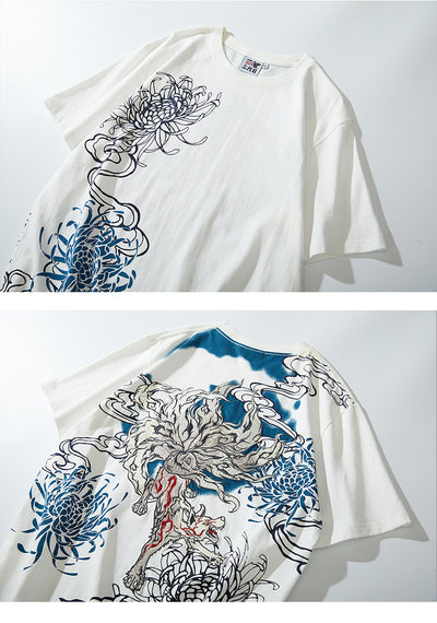 Playera Manga Corta Tatuaje Personalidad para Hombre - Image 3