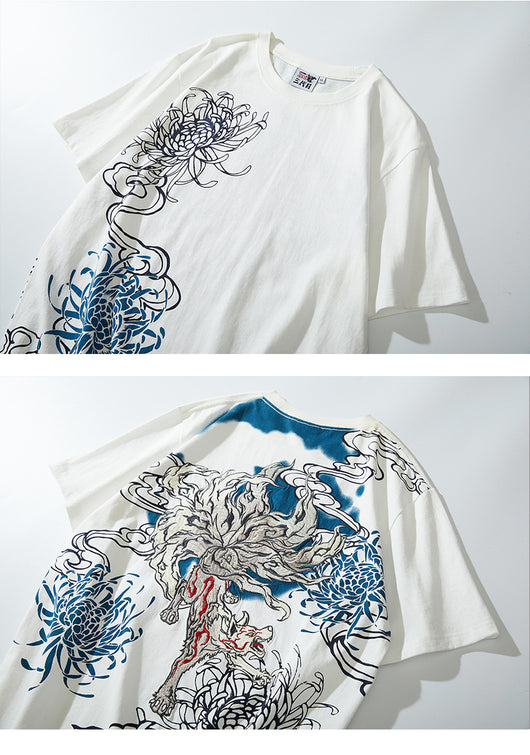 Playera Manga Corta Tatuaje Personalidad para Hombre - Image 3