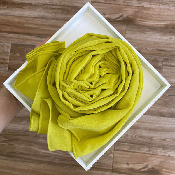 Pañuelo Hijab de Gasa Perlada Liso para Mujer - Image 2