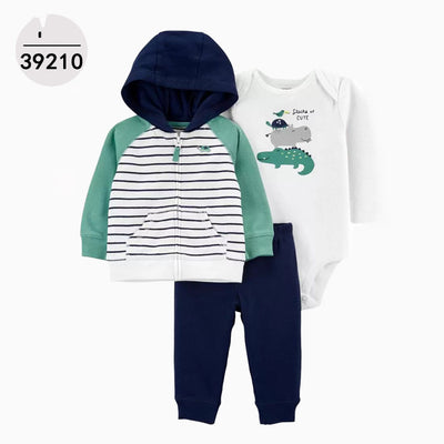 Conjunto Infantil 3 Piezas: Sudadera con Capucha, Manga Larga y Pantalón - Image 8