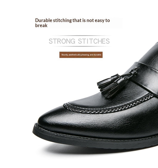 Zapatos de Cuero Casual Elegante con Borlas - Estilo Británico para Hombre - Image 11