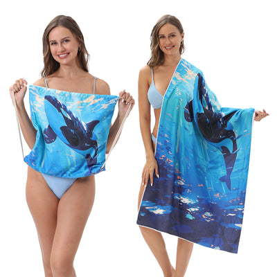 Toalla de Playa Transformable con Bolsa de Almacenamiento - Image 21