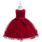 Vestido de Fiesta Infantil con Falda Tutú de Flores - Hecho a Mano