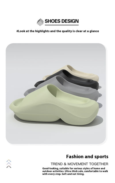 Pantuflas Tipo Papá con Suela Gruesa Antideslizante para Parejas - Image 21