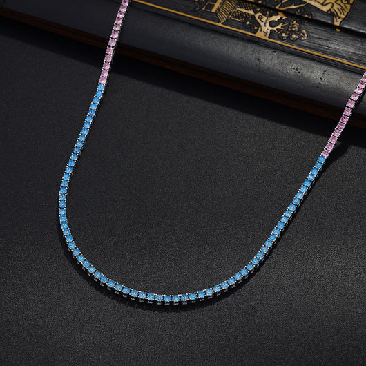Cadena Tenis de Diamantes Completos - Accesorio Versátil Eslabón Cubano - Image 10